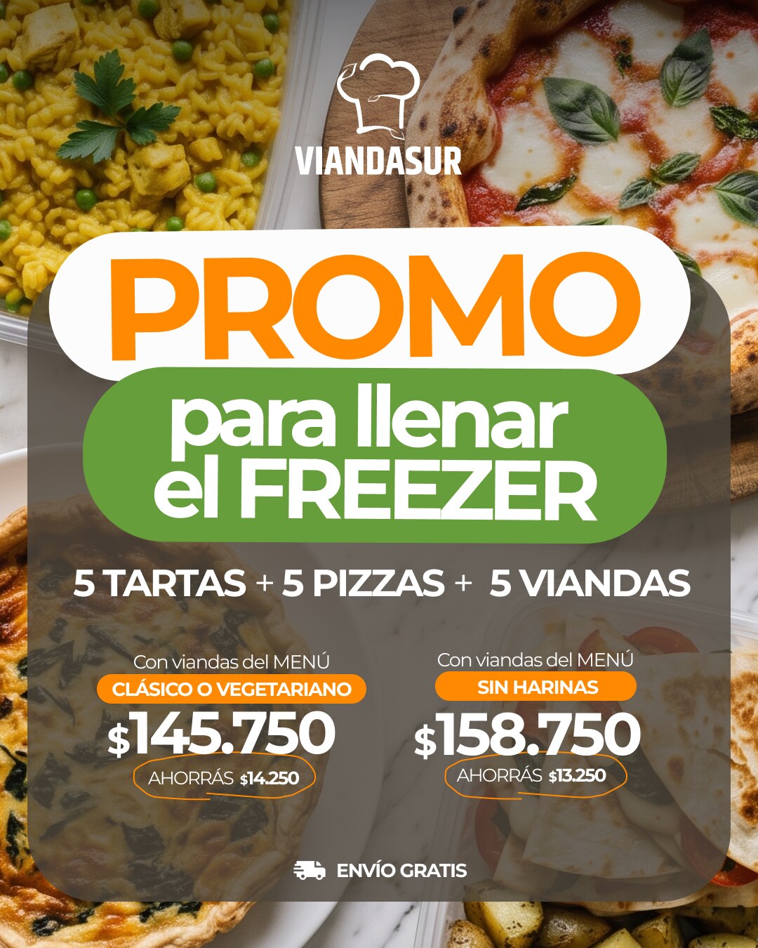 Promo para llenar el freezer